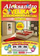 Aleksandro akcija, katalog namestaja 14. august do 17. septembar 2017 Katalog Aleksandro akcija, katalog namestaja 14. august do 17. septembar 2017