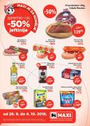 MAXI nedeljna akcija 28. septembar do 4. oktobar 2018 Katalog MAXI nedeljna akcija 28. septembar do 4. oktobar 2018