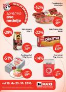 MAXI nedeljna akcija 19-25. oktobar 2018 Katalog MAXI nedeljna akcija 19-25. oktobar 2018