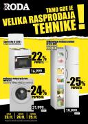 RODA rasprodaja tehnike, 23-25. novembar 2018 Katalog RODA rasprodaja tehnike, 23-25. novembar 2018