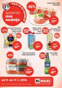 MAXI nedeljna akcija, 11-17. januar 2019 Katalog MAXI nedeljna akcija, 11-17. januar 2019
