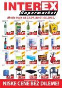 Katalog Interex supermarket - Akcija traje od 23.04-01.05.2015