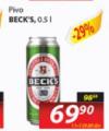 InterEx Becks pivo 0,5l