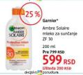 DM market Mleko za sunčanje garnier Ambre Solaire ZF 30