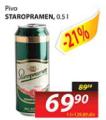 InterEx Staropramen pivo u limenci 0,5 l