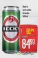 Dis market Becks pivo u limenci 0,5 l