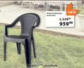 TEMPO PVC stolica baštenska Ischia siva
