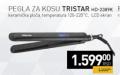 Roda Pegla za kosu Tristar HD 2389K keramicka ploča, temperatura 120-220°C, LCD ekran