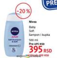DM market Nivea Baby Soft šampon i kupka 500 ml