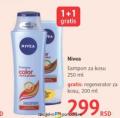 DM market Nivea šampon za kosu 250 ml, gratis: regenerator za kosu, 200 ml