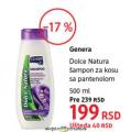 DM market Genera Dolce Natura šampon za kosu sa pantenolom 500 ml