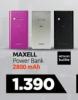 Gigatron Maxell Powerbank 2800 mAh BLACK/SILVER