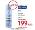 DM market Balea Sensitive dezodorans 200 l