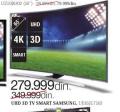 Emmezeta Samsung-TV 65 in 4K 3D Smart LED Ultra HD zakrivljeni ekran UE65JU7502