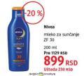 DM market Nivea mleko za sunčanje ZF 30 200ml