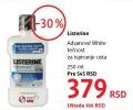 DM market Listerine Advanced White tečnost za ispiranje usta 250ml