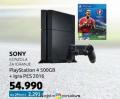 Gigatron Sony PlayStation PS4 konzola 500GB + igra PES2016