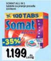 Roda Somat All in 1 tablete za mašinsko pranje sudova 100 kom