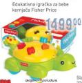 Jumbo Srbija Edukativne igračke pogodi oblilk kornjača Fisher Price