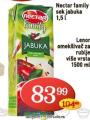 Dis market Nectar Family sok od jabuke, 1,5l