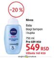 DM market Nivea Baby blagi šampon i kupka, 750 ml