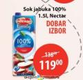 MAXI Nectar Family sok od jabuke, 1,5l