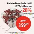 MAXI Frikom sladoled Quattro čokolada, 1,65l