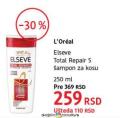 DM market Loreal Elseve šampon za kosu, 250ml