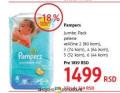 DM market Pampers Active baby dry pelene Jumbo pack