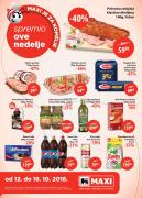 MAXI nedeljna akcija, 12-18. oktobar 2018 Katalog MAXI nedeljna akcija, 12-18. oktobar 2018
