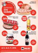 MAXI nedeljna akcija, 2-8. novembar 2018 Katalog MAXI nedeljna akcija, 2-8. novembar 2018