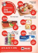 MAXI nedeljna akcija, 9-15. novembar 2018 Katalog MAXI nedeljna akcija, 9-15. novembar 2018