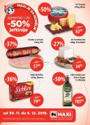 MAXI nedeljna akcija, 30. novembar do 6. decembar 2018 Katalog MAXI nedeljna akcija, 30. novembar do 6. decembar 2018
